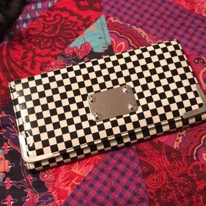 Black & White Checker Wallet